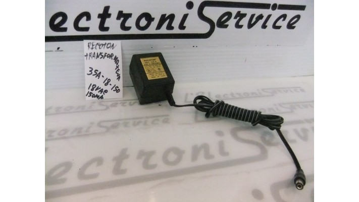 Recoton 35A-18-150 120vac to 18vac 150ma adaptor